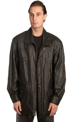 Γνήσιο Ανδρικό Δερμάτινο Μπουφάν - A246