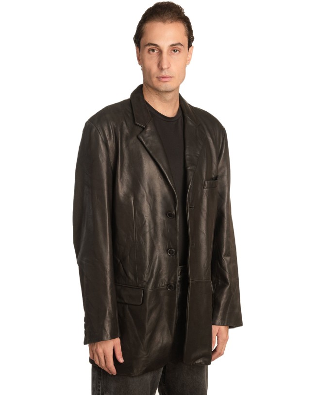 Γνήσιο Ανδρικό Δερμάτινο Σακάκι - Α250