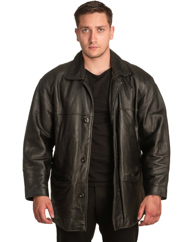 Γνήσιο Ανδρικό Δερμάτινο Σακάκι - Α254