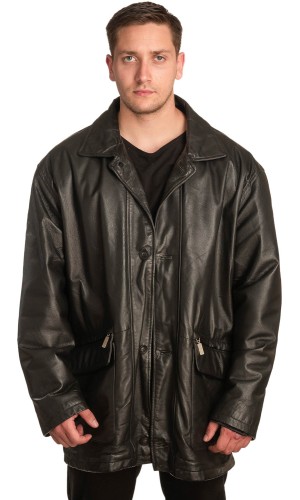 Γνήσιο Ανδρικό Δερμάτινο Μπουφάν - A255