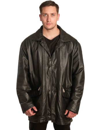 Γνήσιο Ανδρικό Δερμάτινο Μπουφάν - A255
