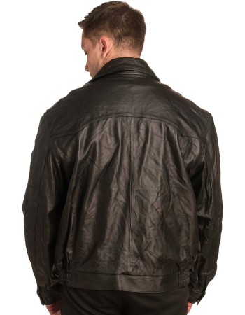 Γνήσιο Ανδρικό Δερμάτινο Μπουφάν - A256