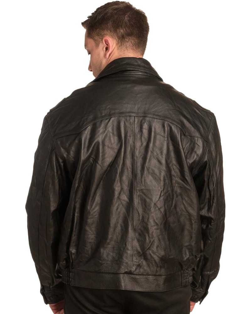Γνήσιο Ανδρικό Δερμάτινο Μπουφάν - A256