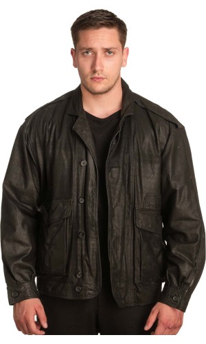 Γνήσιο Ανδρικό Δερμάτινο Μπουφάν - A272