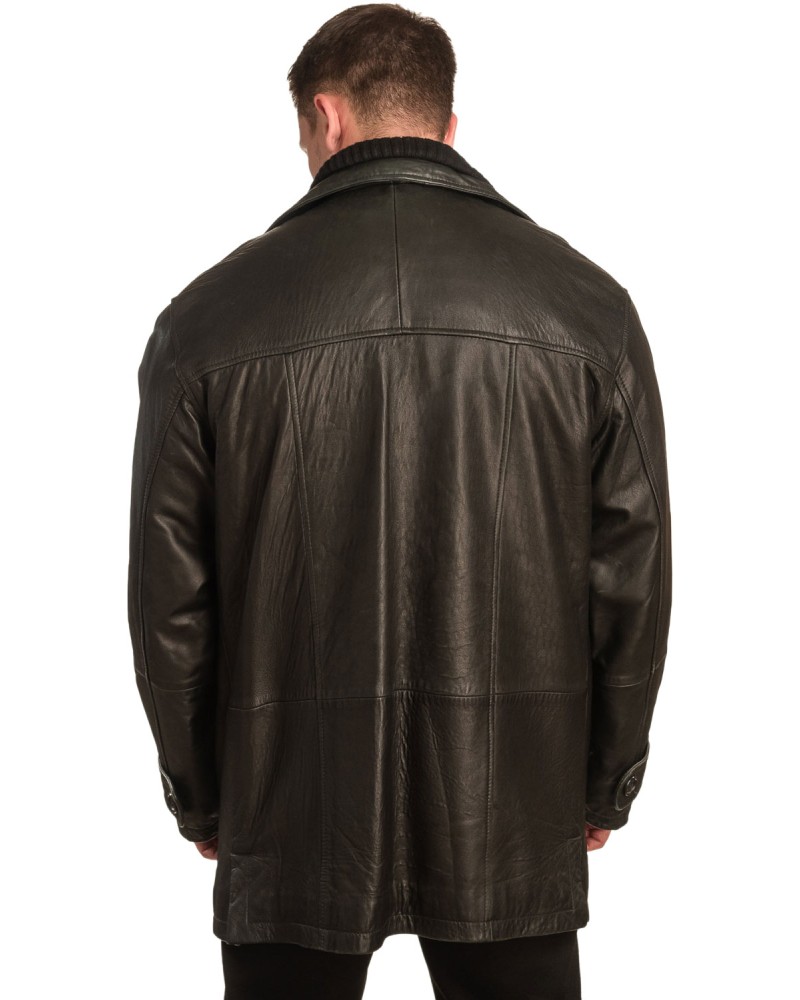  Γνήσιο Ανδρικό Δερμάτινο Μπουφάν - A275