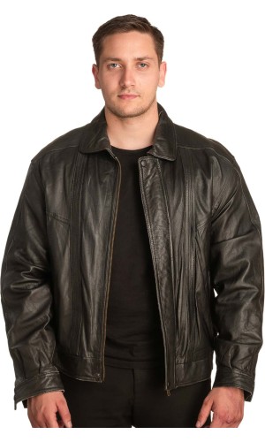 Γνήσιο Ανδρικό Δερμάτινο Μπουφάν - A276