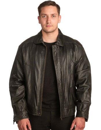 Γνήσιο Ανδρικό Δερμάτινο Μπουφάν - A276