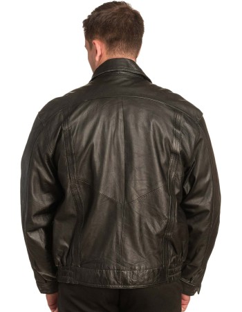 Γνήσιο Ανδρικό Δερμάτινο Μπουφάν - A276