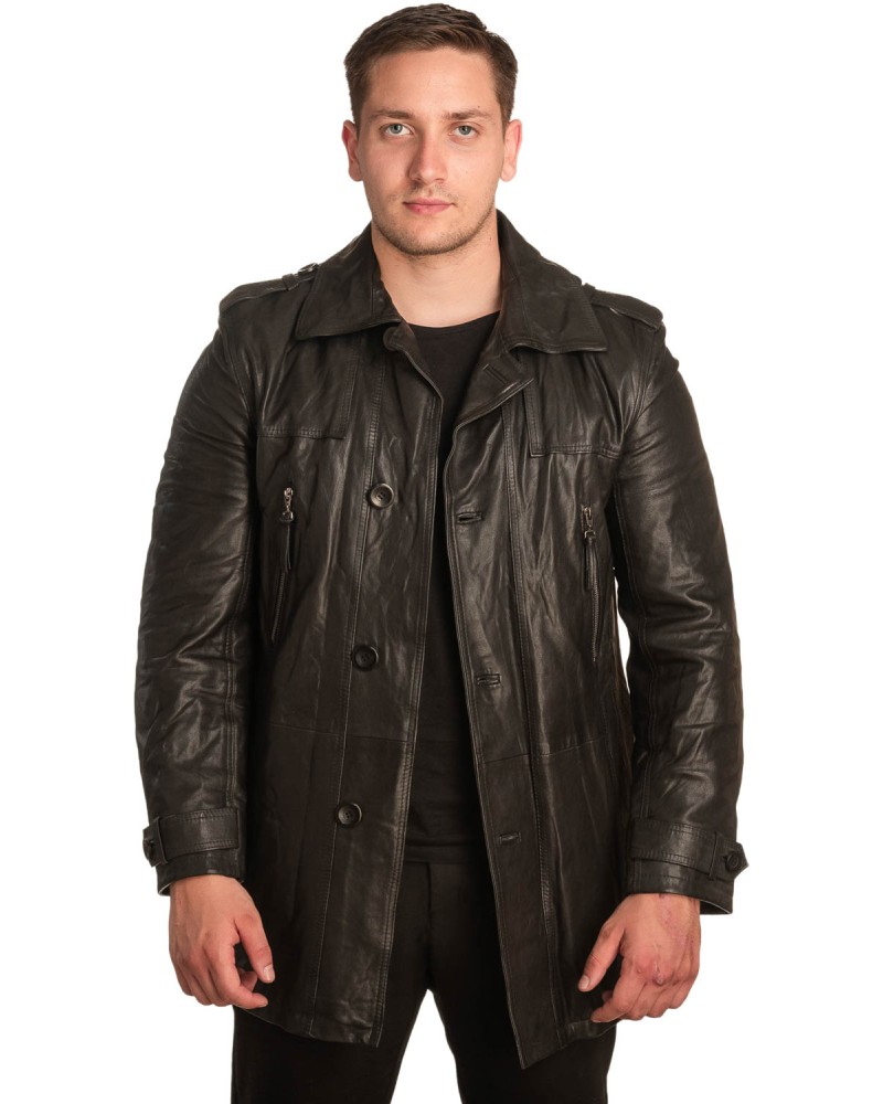 Γνήσιο Ανδρικό Δερμάτινο Σακάκι - Α277