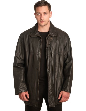 Γνήσιο Ανδρικό Δερμάτινο Μπουφάν - A283