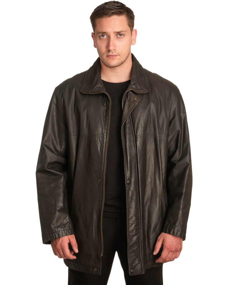 Γνήσιο Ανδρικό Δερμάτινο Μπουφάν - A283