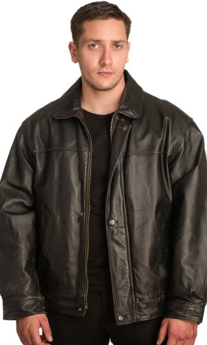 Γνήσιο Ανδρικό Δερμάτινο Μπουφάν - A285