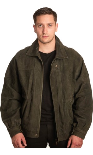 Γνήσιο Ανδρικό Δερμάτινο Μπουφάν - A287