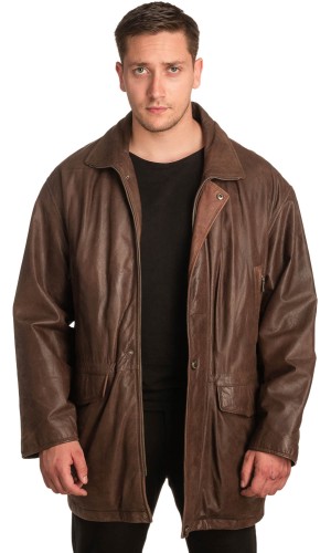 Γνήσιο Ανδρικό Δερμάτινο Μπουφάν - A289