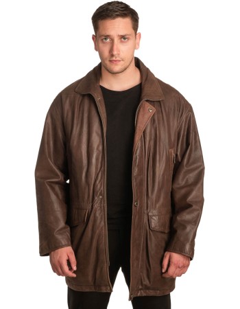 Γνήσιο Ανδρικό Δερμάτινο Μπουφάν - A289