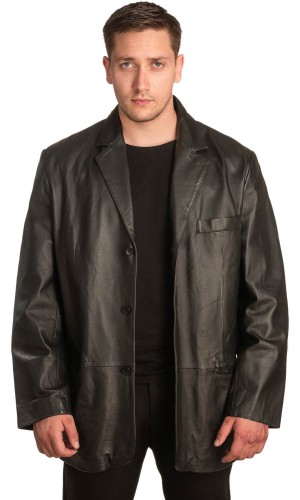 Γνήσιο Ανδρικό Δερμάτινο Σακάκι - Α291