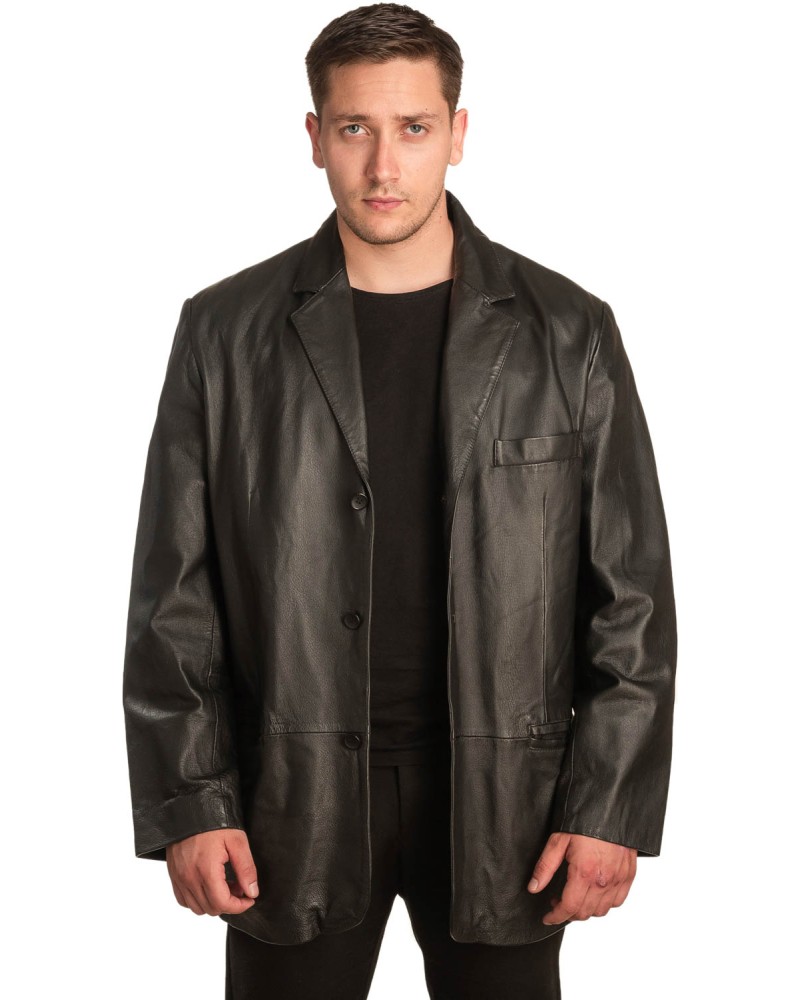 Γνήσιο Ανδρικό Δερμάτινο Σακάκι - Α291