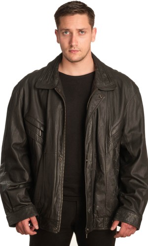 Γνήσιο Ανδρικό Δερμάτινο Μπουφάν - A294