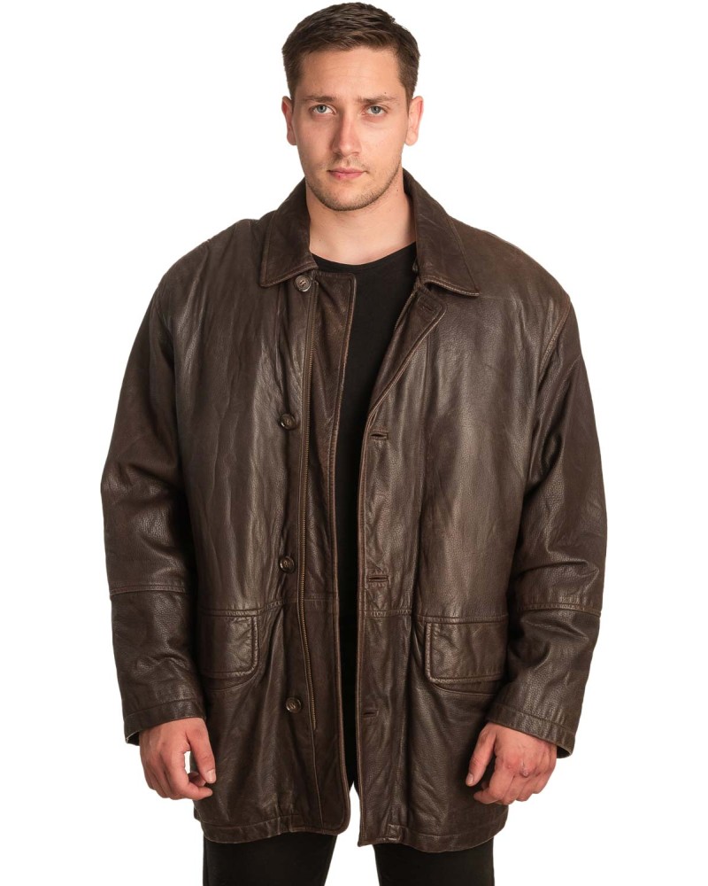 Γνήσιο Ανδρικό Δερμάτινο Σακάκι - Α296