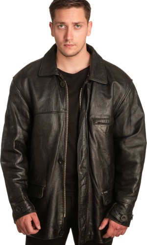 Γνήσιο Ανδρικό Δερμάτινο Μπουφάν - A297