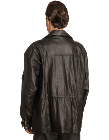 Γνήσιο Ανδρικό Δερμάτινο Μπουφάν - A304