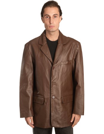 Γνήσιο Ανδρικό Δερμάτινο Σακάκι - Α305