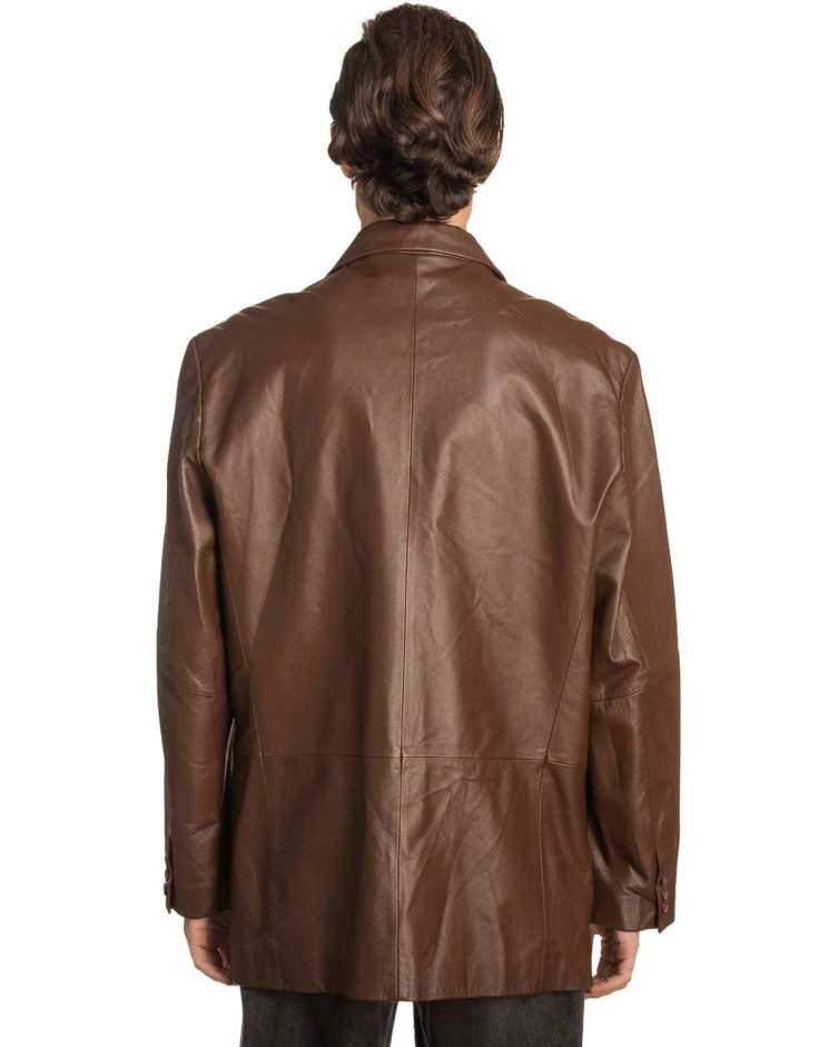 Γνήσιο Ανδρικό Δερμάτινο Σακάκι - Α305