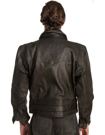 Γνήσιο Ανδρικό Δερμάτινο Μπουφάν - A307