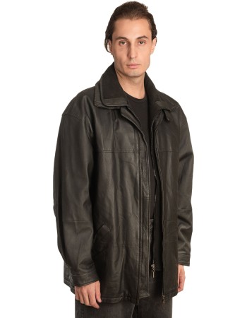 Γνήσιο Ανδρικό Δερμάτινο Μπουφάν - A312
