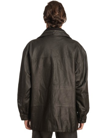 Γνήσιο Ανδρικό Δερμάτινο Μπουφάν - A312
