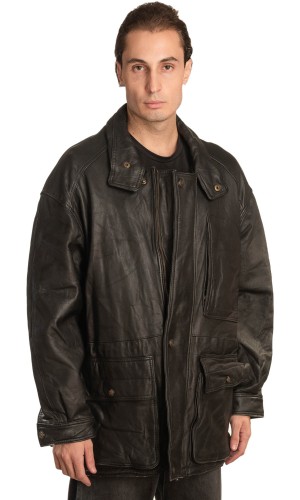 Γνήσιο Ανδρικό Δερμάτινο Μπουφάν - A313