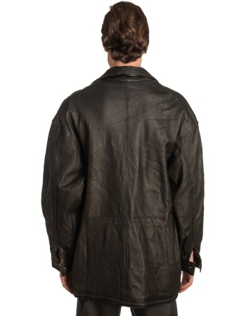 Γνήσιο Ανδρικό Δερμάτινο Μπουφάν - A313