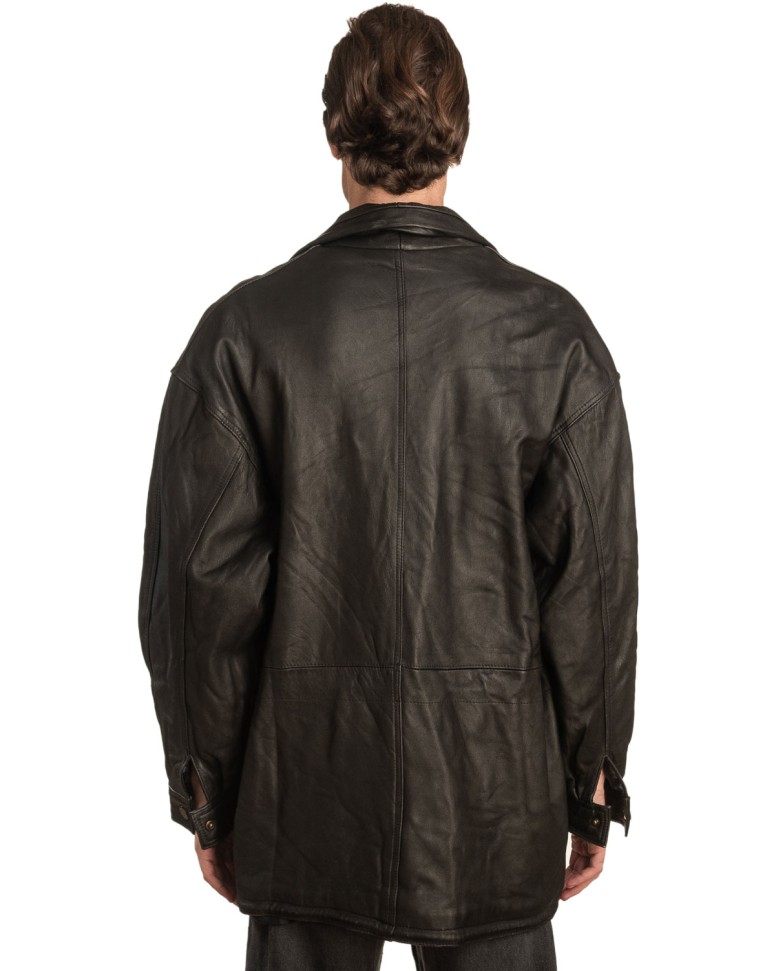 Γνήσιο Ανδρικό Δερμάτινο Μπουφάν - A313