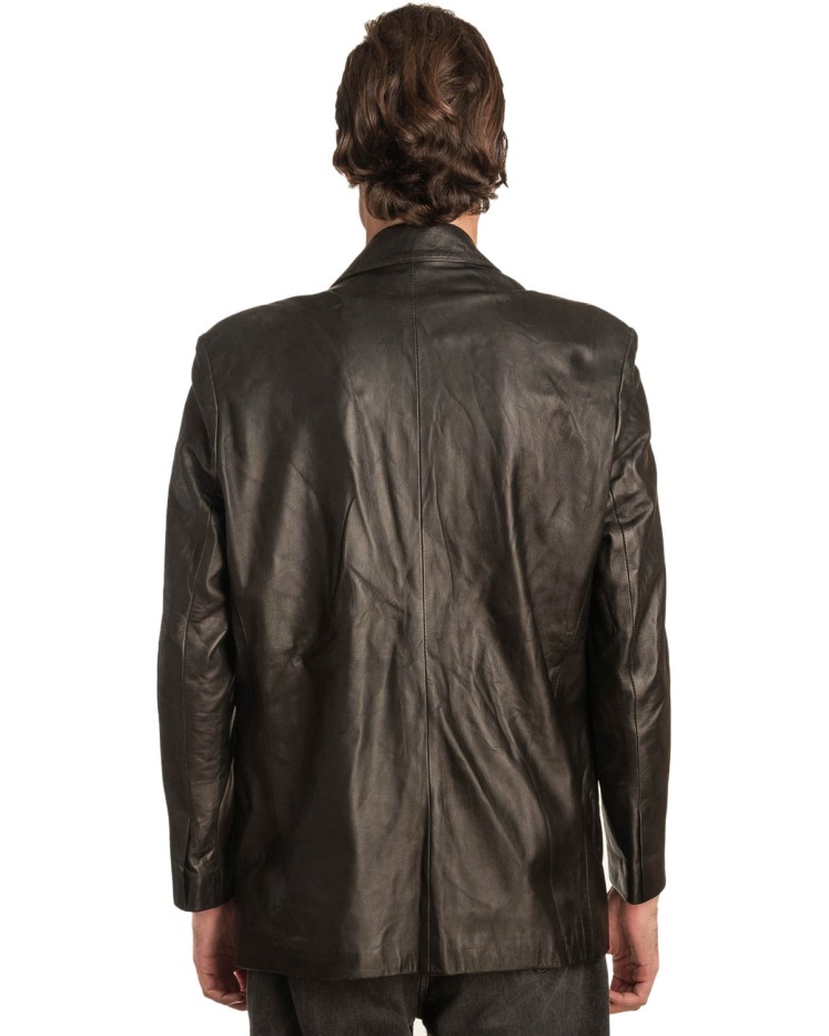 Γνήσιο Ανδρικό Δερμάτινο Σακάκι - A314