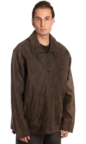 Γνήσιο Ανδρικό Δερμάτινο Μπουφάν - A319