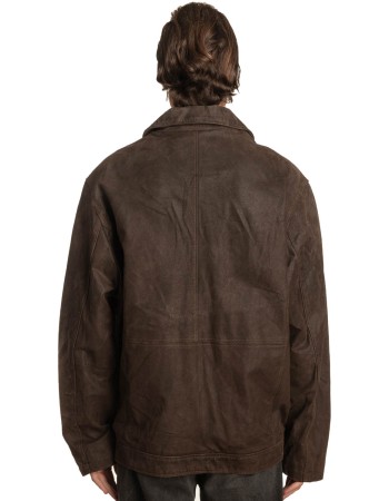 Γνήσιο Ανδρικό Δερμάτινο Μπουφάν - A319