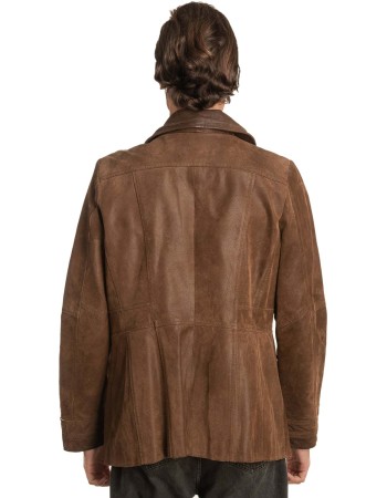 Γνήσιο Ανδρικό Δερμάτινο Μπουφάν - A320