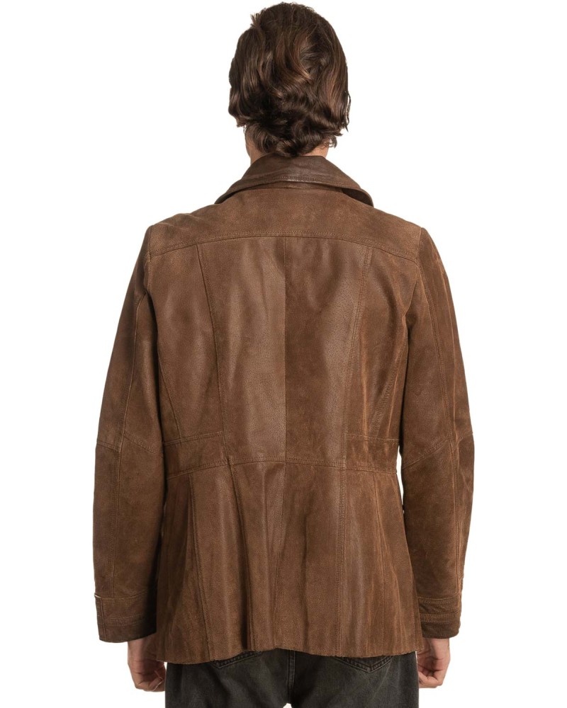 Γνήσιο Ανδρικό Δερμάτινο Μπουφάν - A320