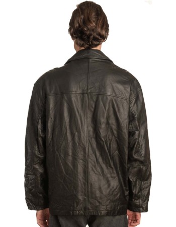 Γνήσιο Ανδρικό Δερμάτινο Μπουφάν - A323