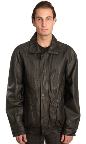 Γνήσιο Ανδρικό Δερμάτινο Μπουφάν - A324