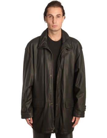 Γνήσιο Ανδρικό Δερμάτινο Μπουφάν - A325