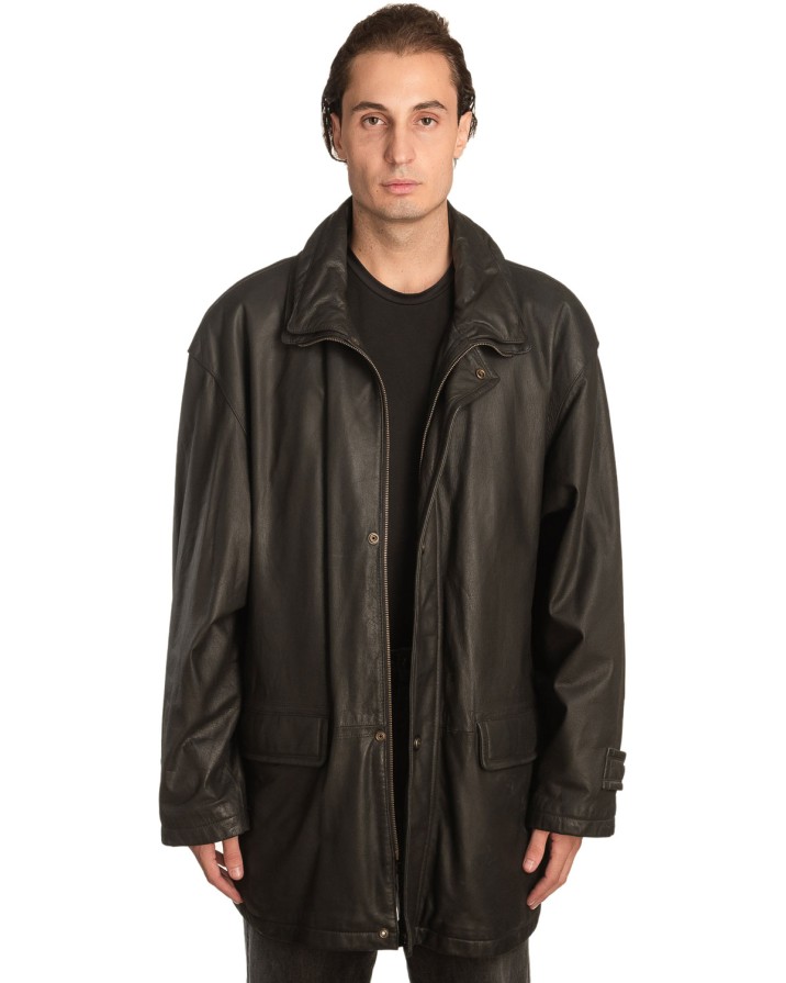 Γνήσιο Ανδρικό Δερμάτινο Μπουφάν - A325