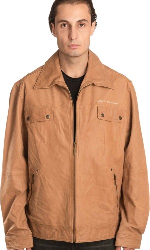 Γνήσιο Ανδρικό Δερμάτινο Μπουφάν - A328