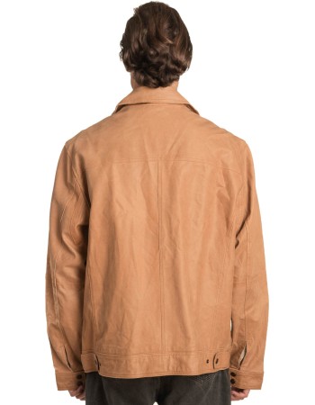 Γνήσιο Ανδρικό Δερμάτινο Μπουφάν - A328