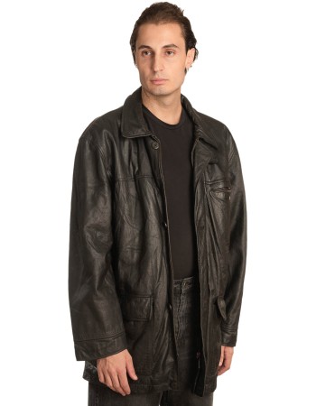 Γνήσιο Ανδρικό Δερμάτινο Μπουφάν - A329