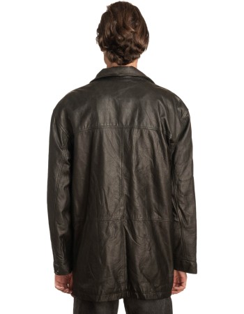 Γνήσιο Ανδρικό Δερμάτινο Μπουφάν - A329