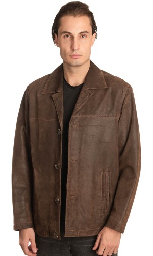 Γνήσιο Ανδρικό Δερμάτινο Σακάκι - Α331