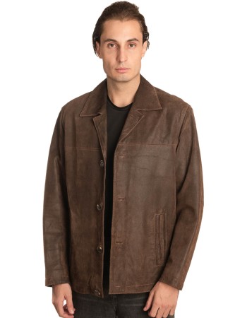 Γνήσιο Ανδρικό Δερμάτινο Σακάκι - Α331