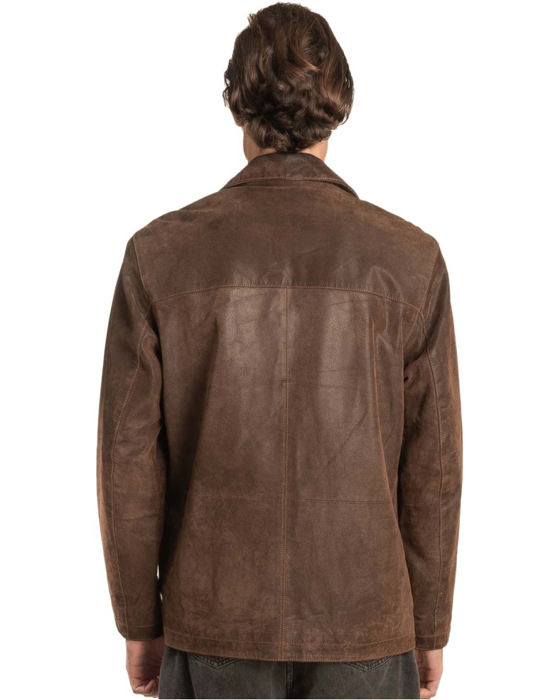 Γνήσιο Ανδρικό Δερμάτινο Σακάκι - Α331