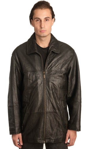 Γνήσιο Ανδρικό Δερμάτινο Μπουφάν - A334
